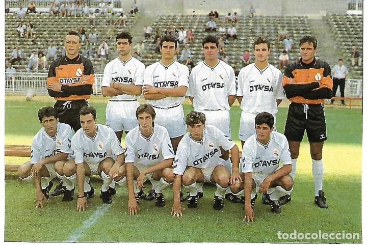 Sammelleidenschaft Sport: REAL MADRID B: Recorte de las novedades para la temporada 91-92