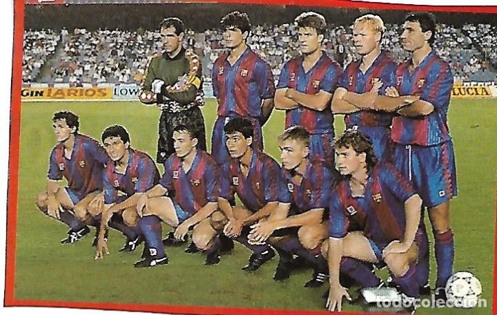 Sammelleidenschaft Sport: BAR&Ccedil;A: Recorte de un equipo de la temporada 91-92