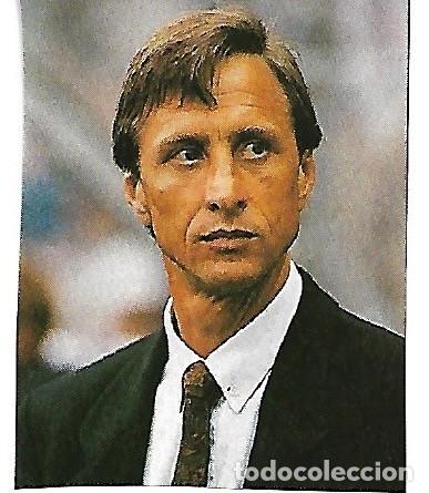 Coleccionismo deportivo: Recorte de Johan CRUYFF con corbata negra - Foto 1