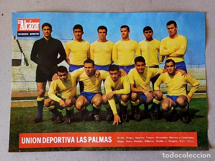 Collectionnisme sportif: POSTER / LAMINA: UNION DEPORTIVA LAS PALMAS. - TEMPORADA 1966-1967 - EL ALCAZAR. 66/67