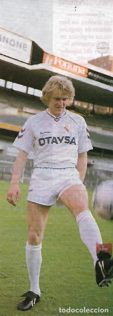 Collectionnisme sportif: REAL MADRID. Gran recorte de Robert PROSINECKI peloteando