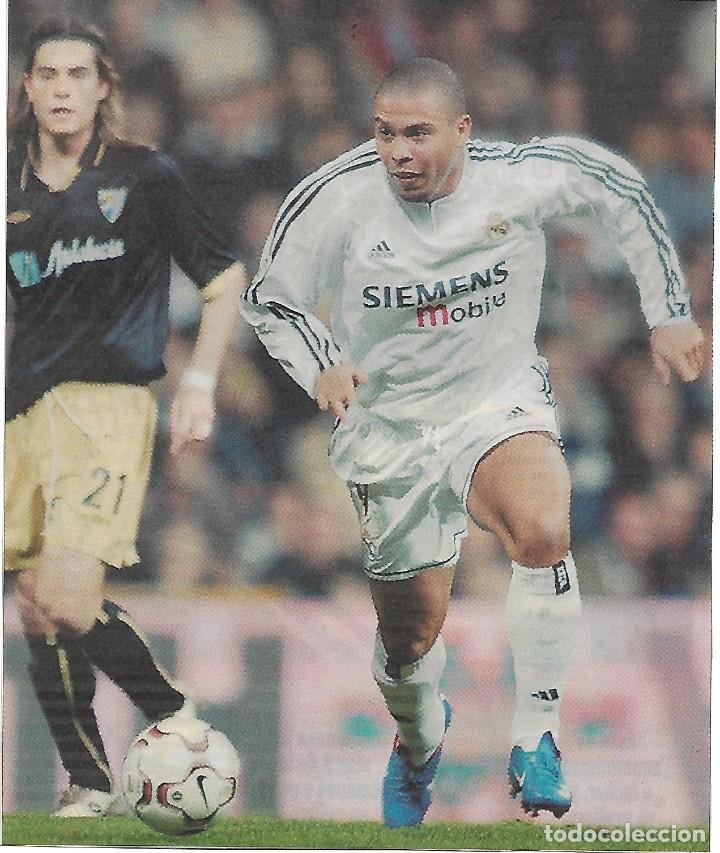 Collectionnisme sportif: REAL MADRID: Gran recorte de RONALDO ( Plastificado )
