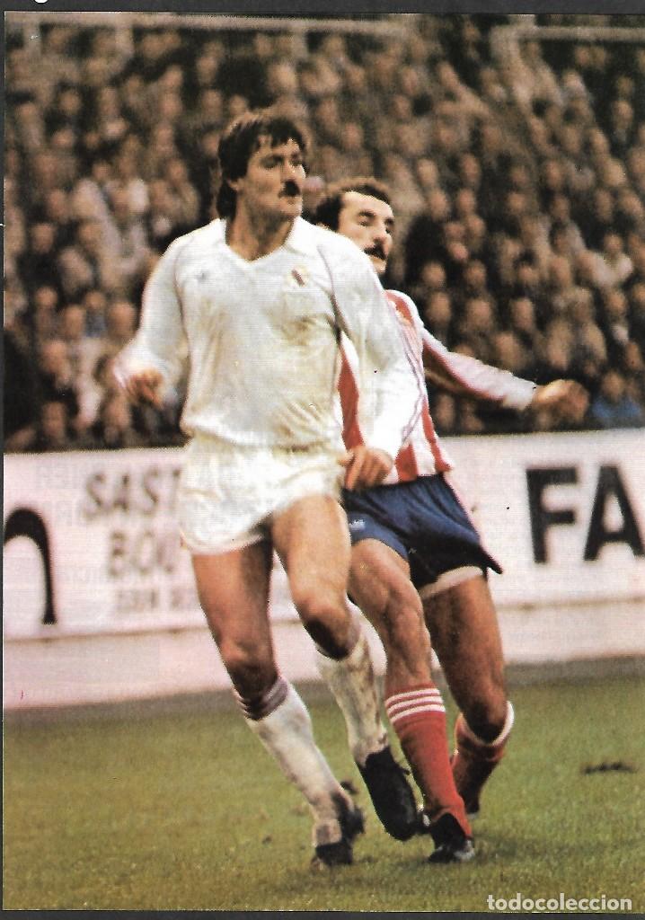 Collectionnisme sportif: REAL SPORTING DE GIJ&Oacute;N Y REAL MADRID: Gran recorte de JOAQU&Iacute;N y GARC&Iacute;A NAVAJAS