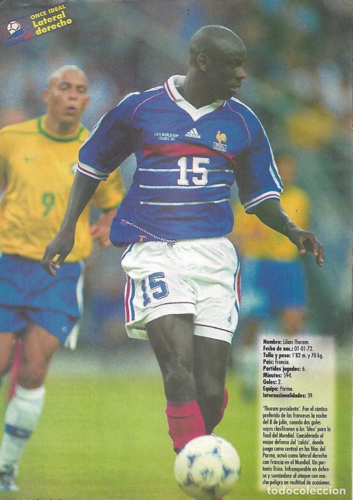 Collectionnisme sportif: SELECCI&Oacute;N DE F&Uacute;TBOL DE FRANCIA: Minip&oacute;ster de LILIAN THURAM. 1999