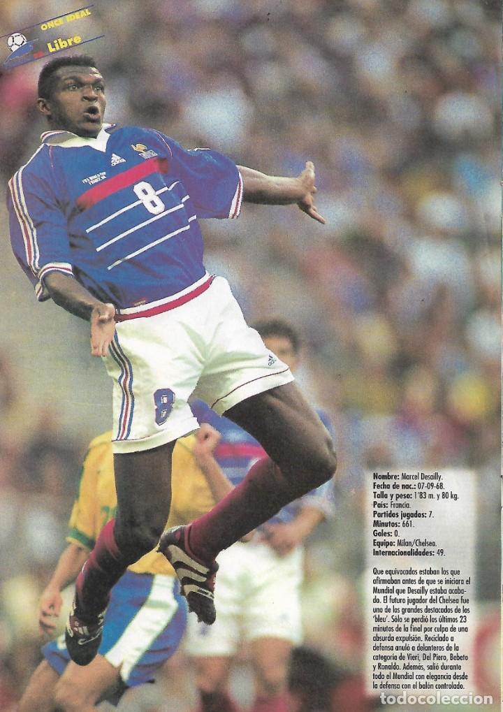 Collectionnisme sportif: SELECCI&Oacute;N DE F&Uacute;TBOL DE FRANCIA: Minip&oacute;ster de Marcel DESAILLY. 1999