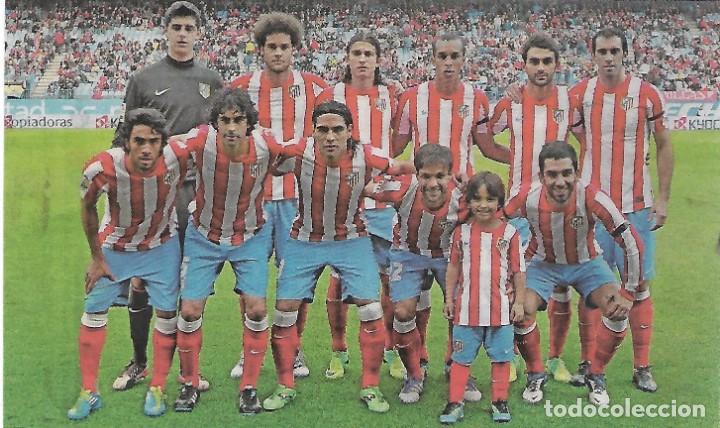 Collectionnisme sportif: ATL&Eacute;TICO DE MADRID: Recorte de un equipo del per&iacute;odo 2011-2013 ( Plastificado )