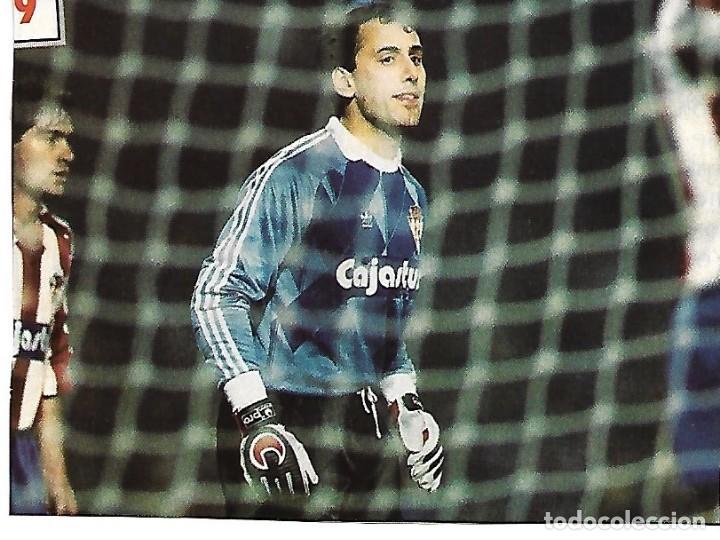 Collectionnisme sportif: REAL SPORTING DE GIJ&Oacute;N: Recorte de Juan Carlos ABLANEDO a la expectativa