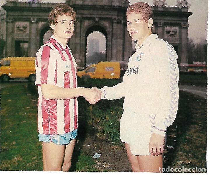 Collectionnisme sportif: REAL MADRID Y ATL&Eacute;TICO DE MADRID: Recorte de los hermanos LLORENTE, PACO y JULIO