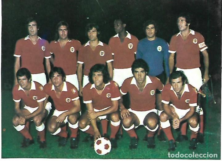 Sammelleidenschaft Sport: BENFICA: Recorte de un equipo de los primeros a&ntilde;os 70