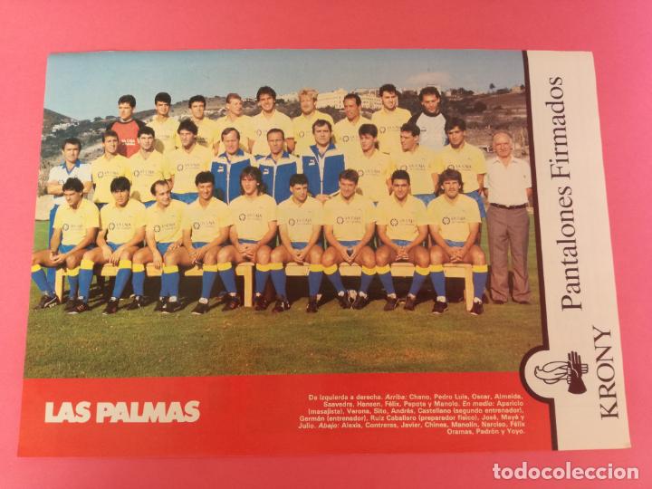 Sammelleidenschaft Sport: MINI POSTER UD LAS PALMAS 87/88 - REVISTA FUTGOL PLANTILLA LIGA 1987/1988