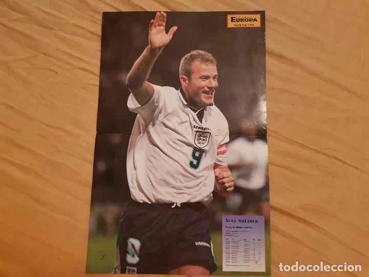 Sammelleidenschaft Sport: P&oacute;ster Shearer (Inglaterra) / Bergkamp (Holanda) Selecciones