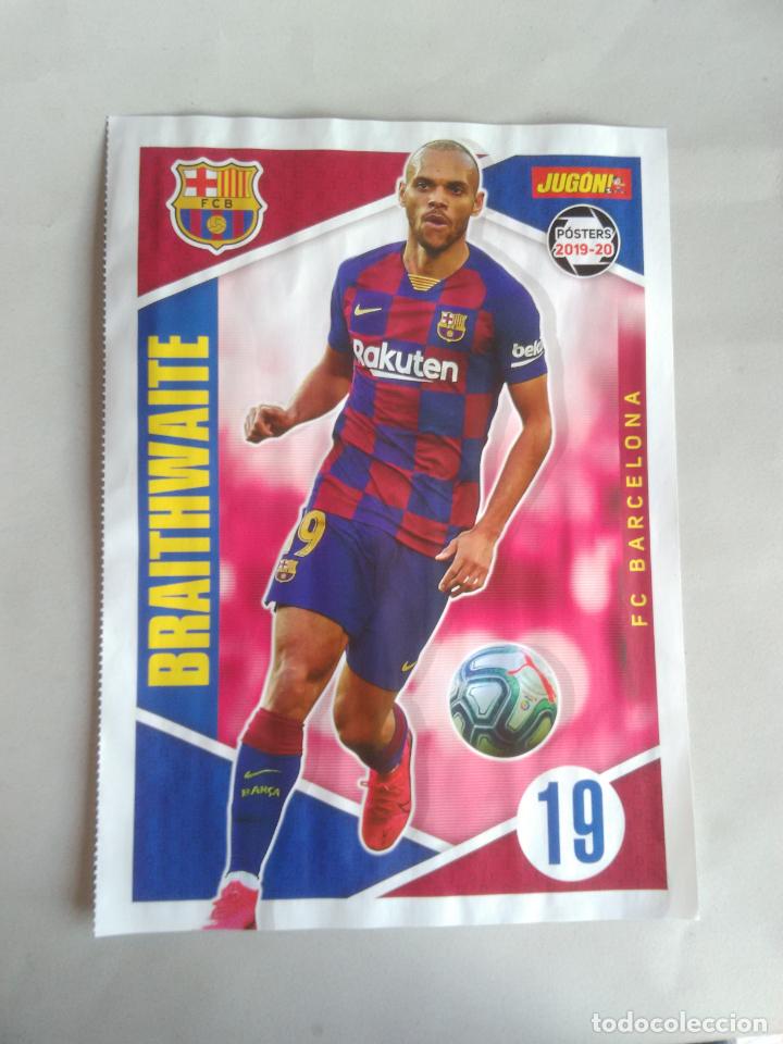 Sammelleidenschaft Sport: BRAITHWAITE BARCELONA Y PAREJO VALENCIA DOBLE P&Oacute;STER 1 P&Aacute;G REVISTA JUG&Oacute;N 2019-2020 LIGA F&Uacute;TBOL 19-20