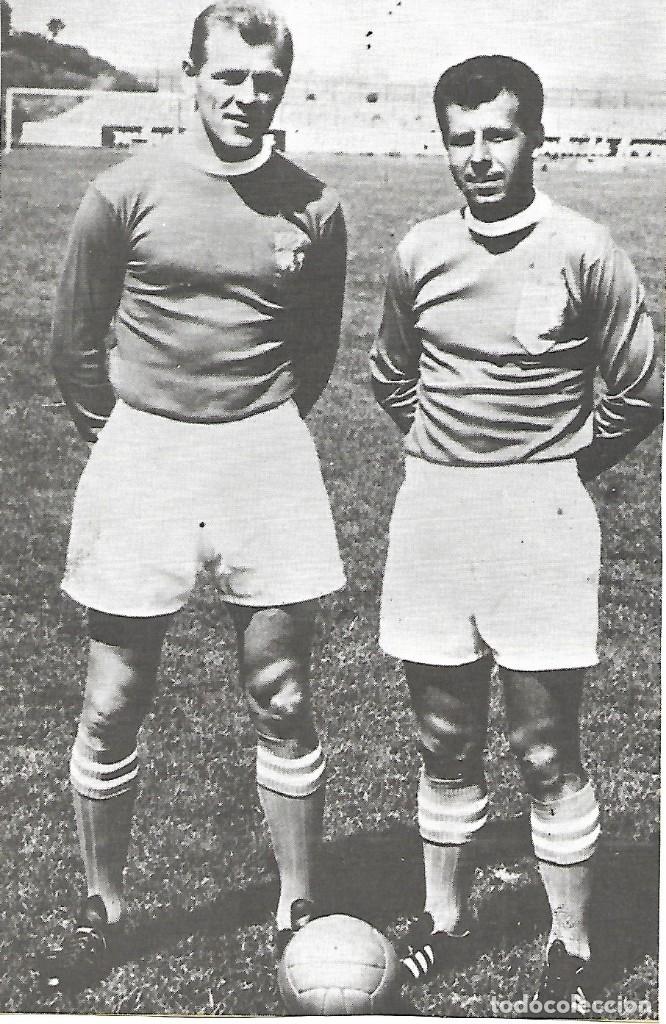 Sammelleidenschaft Sport: CHECOESLOVAQUIA: Recorte de sus dos grandes figuras de 1962, PLUSKAL y MASOPUST