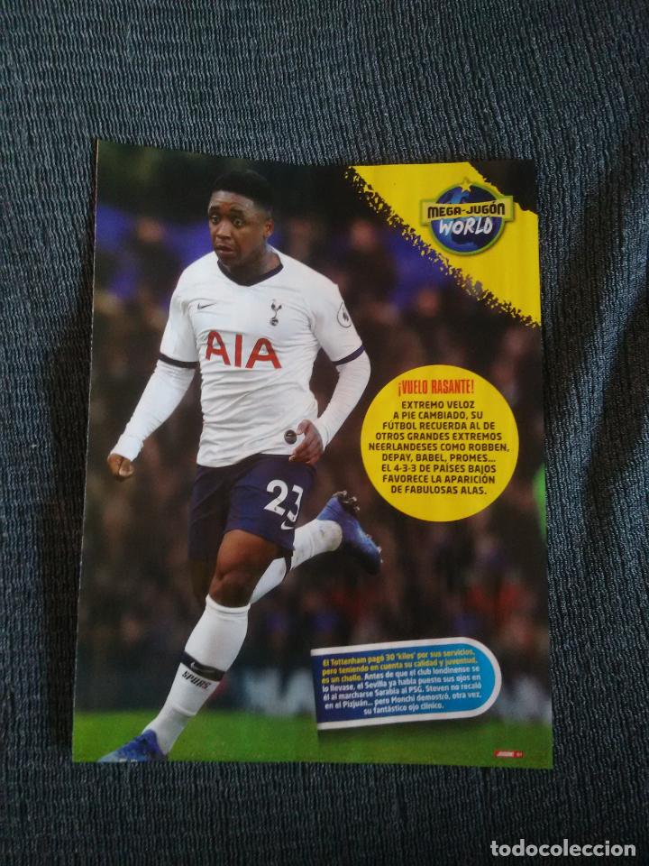 Sammelleidenschaft Sport: STEVEN BERGWIJN TOTTENHAM, HOLANDA - P&Oacute;STER 1 P&Aacute;G REVISTA JUG&Oacute;N + DATOS MEGA JUG&Oacute;N WORLD