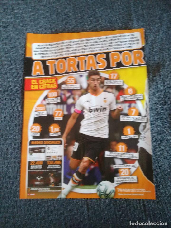 Sammelleidenschaft Sport: FERRAN TORRES VALENCIA - P&Oacute;STER 1 P&Aacute;GINA REVISTA JUG&Oacute;N + DATOS LIGA 19-20 FUTBOL 2019-2020