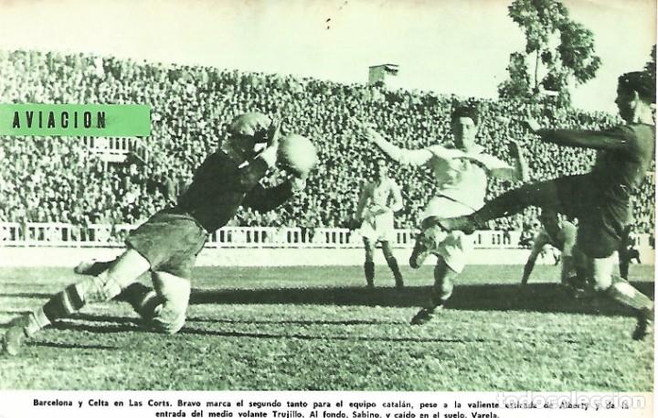Coleccionismo deportivo: BAR&Ccedil;A: Recorte de Pepe BRAVO en acci&oacute;n - Foto 1
