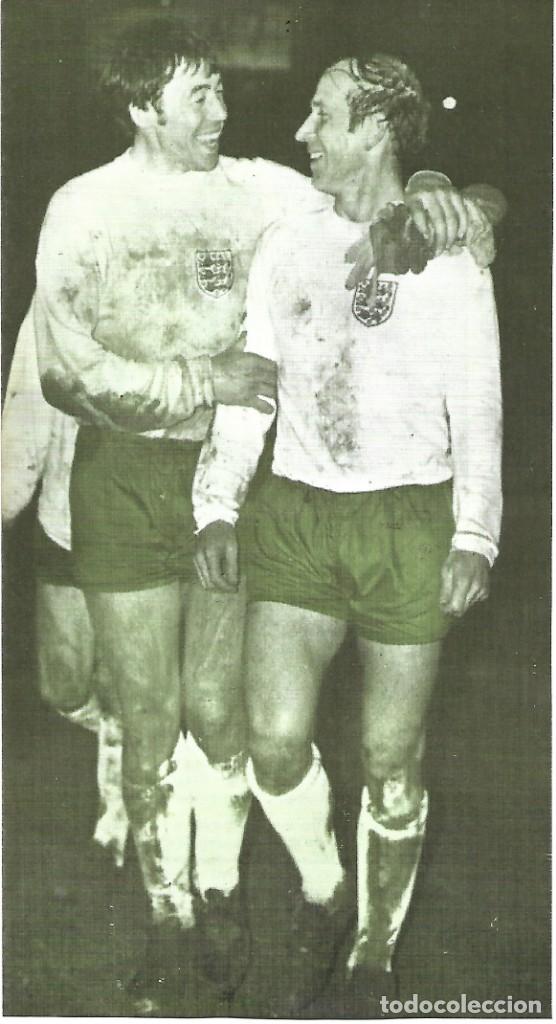 Sammelleidenschaft Sport: SELECCI&Oacute;N DE F&Uacute;TBOL DE INGLATERRA: Gran recorte de Gordon BANKS y BOBBY CHARLTON