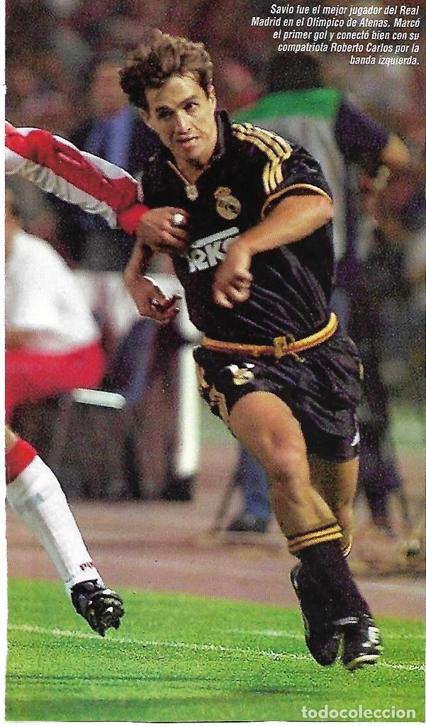 Coleccionismo deportivo: REAL MADRID: Gran recorte de SAVIO Bartolini - Foto 1