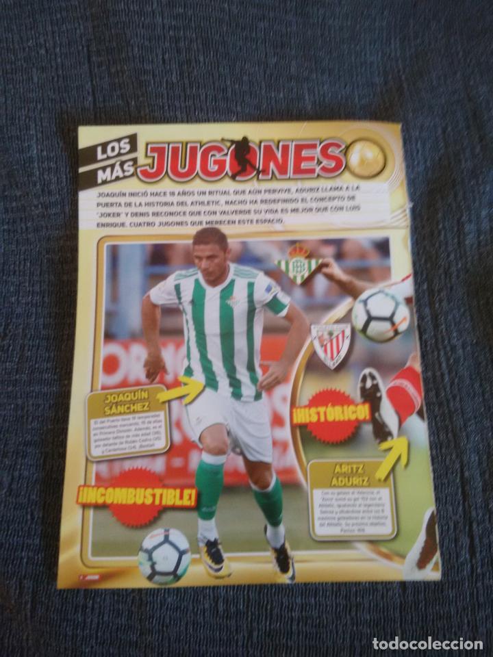Sammelleidenschaft Sport: JOAQU&Iacute;N REAL BETIS - REPORTAJE 1 P&Aacute;G LOS + JUGONES TIPO P&Oacute;STER REVISTA 2017-2018 LIGA F&Uacute;TBOL 17-18