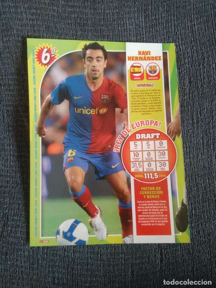 Sammelleidenschaft Sport: XAVI BARCELONA BAR&Ccedil;A Y FRANK LAMPARD CHELSEA - DOBLE TIPO P&Oacute;STER DATOS 1 P&Aacute;G REVISTA JUGON 2008