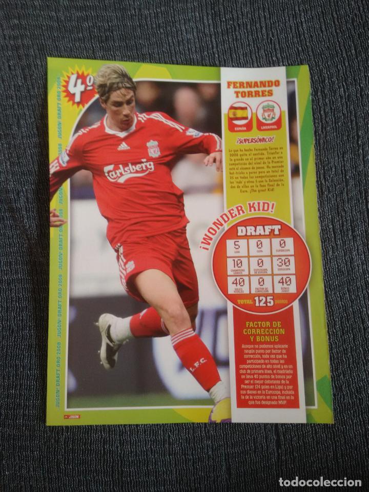 Sammelleidenschaft Sport: FERNANDO TORRES LIVERPOOL Y ANDREI ARSHAVIN ZENIT - DOBLE TIPO P&Oacute;STER DATOS 1 P&Aacute;G REVISTA JUGON 2008