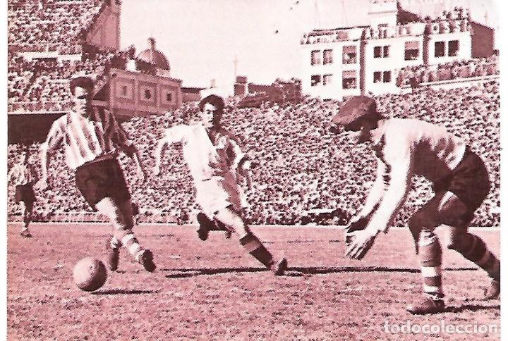 Sammelleidenschaft Sport: ATHLETIC DE BILBAO: Recorte de LEZAMA en acci&oacute;n en la Final de Copa de 1950