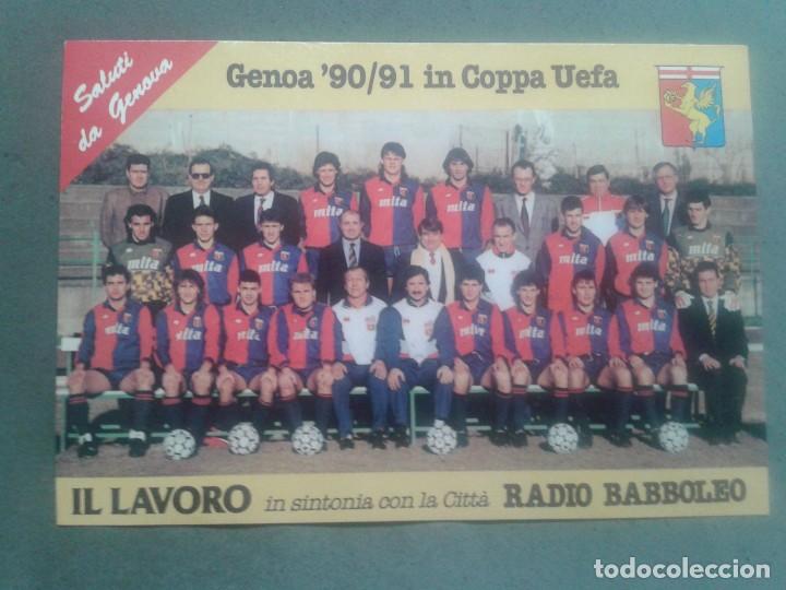 Coleccionismo deportivo: GENOA 90-91 - Foto 1