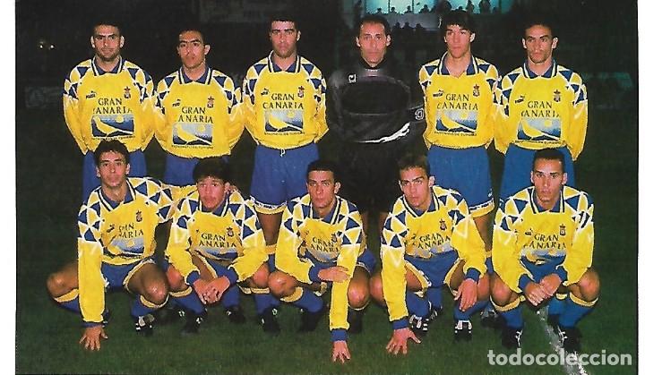 Collezionismo sportivo: UNI&Oacute;N DEPORTIVA LAS PALMAS: Recorte de un equipo de los a&ntilde;os 90