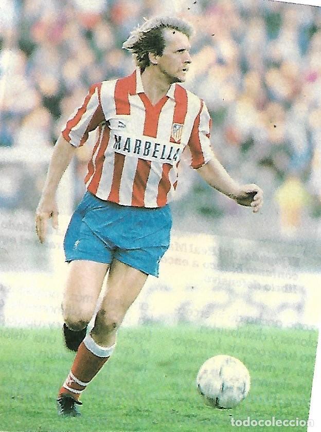 Collezionismo sportivo: ATL&Eacute;TICO DE MADRID: Recorte de Bernd SCHUSTER en acci&oacute;n