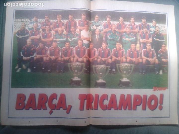 Coleccionismo deportivo: POSTER BAR&Ccedil;A 1992-93 - Foto 1