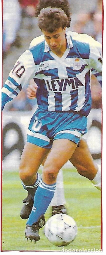 Collectionnisme sportif: DEPORTIVO DE LA CORU&Ntilde;A: Recorte de FRAN en acci&oacute;n