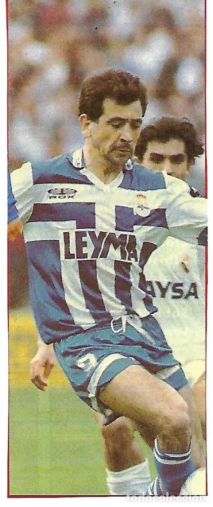 Collectionnisme sportif: DEPORTIVO DE LA CORU&Ntilde;A: Recorte de CLAUDIO en acci&oacute;n