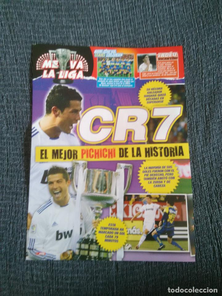Coleccionismo deportivo: CRISTIANO RONALDO CR7 REAL MADRID TIPO P&Oacute;STER 1 P&Aacute;G REVISTA JUG&Oacute;N + BALE, NEYMAR, T&Eacute;VEZ GANSO...