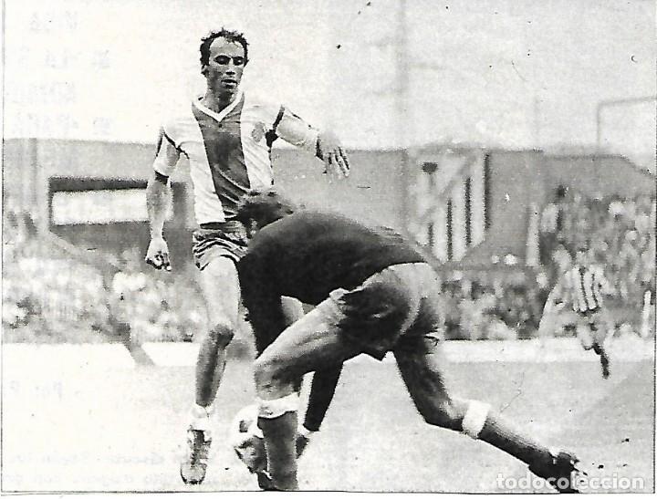 Collectionnisme sportif: RCD. ESPA&Ntilde;OL: Recorte de ROBERTO MART&Iacute;NEZ acosando a Reina