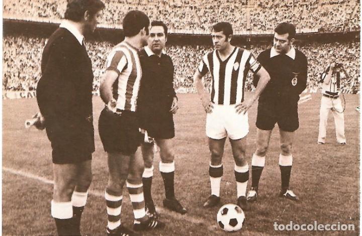 Coleccionismo deportivo: CD.CASTELL&Oacute;N: Recorte de los capitanes de la Final del 73, S&Aacute;EZ y CELA - Foto 1