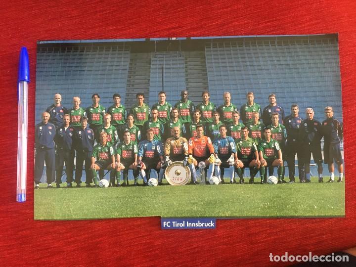 Collectionnisme sportif: F8399 CARTEL POSTER PLANTILLA FUTBOL FC TIROL INNSBRUCK BUNDESLIGA