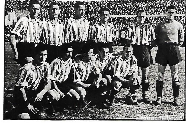 Collectionnisme sportif: ATHLETIC DE BILBAO: Recorte de un equipo de la temporada 42-43