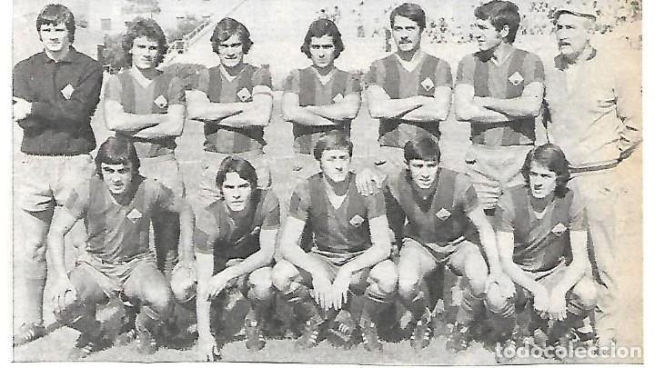 Collectionnisme sportif: BAR&Ccedil;A: Recorte de un equipo del BARCELONA ATL&Eacute;TICO, hacia 1975 o 76