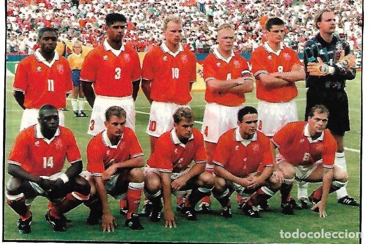 Collectionnisme sportif: SELECCI&Oacute;N DE F&Uacute;TBOL DE HOLANDA: Recorte de un equipo de los a&ntilde;os 90