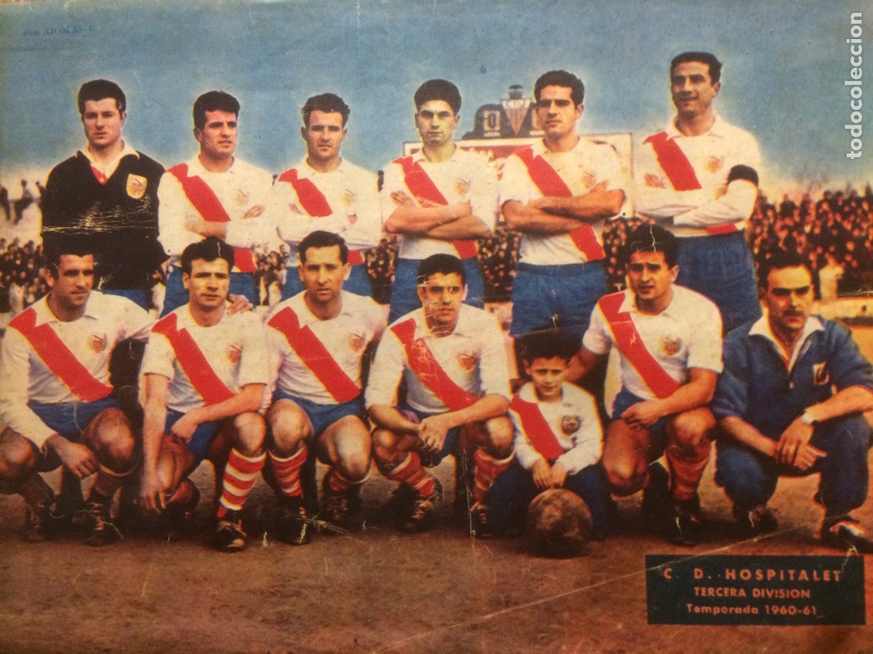 Collectionnisme sportif: CD L&rsquo;HOSPITALET (60/61)-L&Aacute;MINA DICEN (ORIGINAL) -