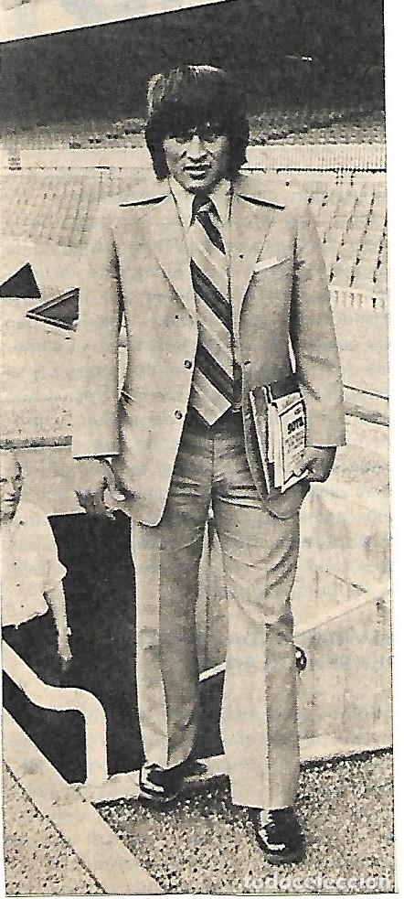 Collectionnisme sportif: BAR&Ccedil;A: Recorte de HUGO CHOLO SOTIL. 1976