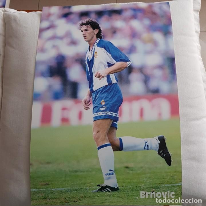 Coleccionismo deportivo: RCD ESPANYOL . 12 LAMINAS 1995 - Foto 3