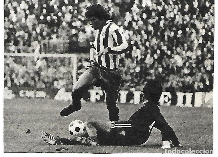 Collectionnisme sportif: ATL&Eacute;TICO DE MADRID: Recorte de BECERRA en acci&oacute;n