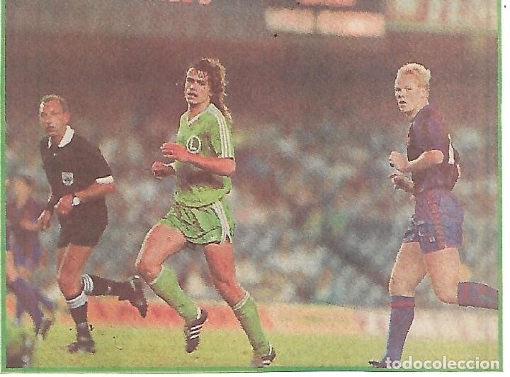 Coleccionismo deportivo: BAR&Ccedil;A: Recorte de Ronald KOEMAN en acci&oacute;n - Foto 1