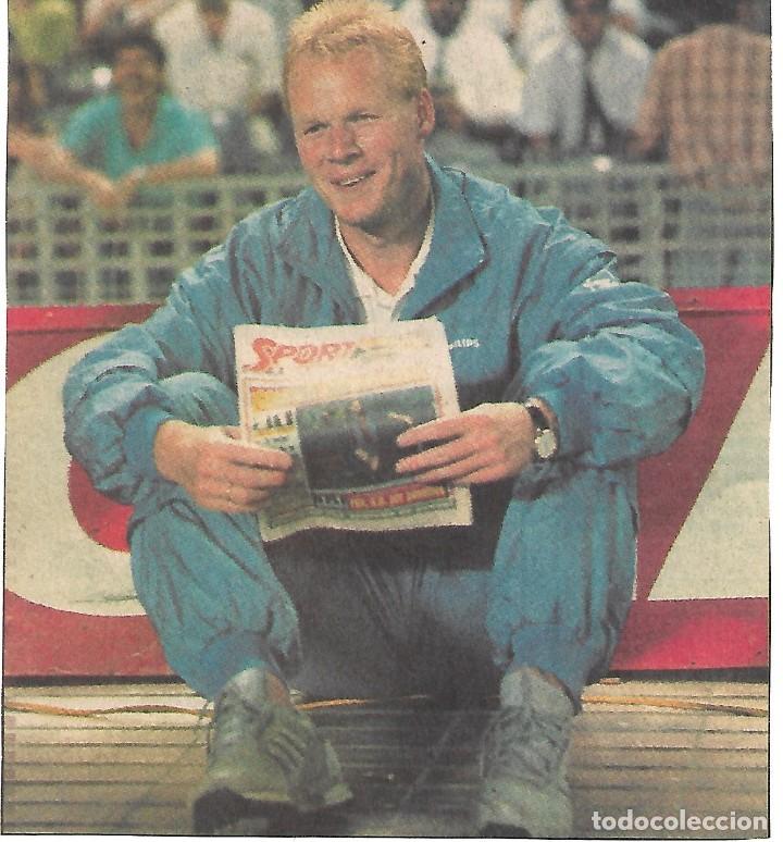 Coleccionismo deportivo: BAR&Ccedil;A: Gran recorte de Ronald KOEMAN - Foto 1