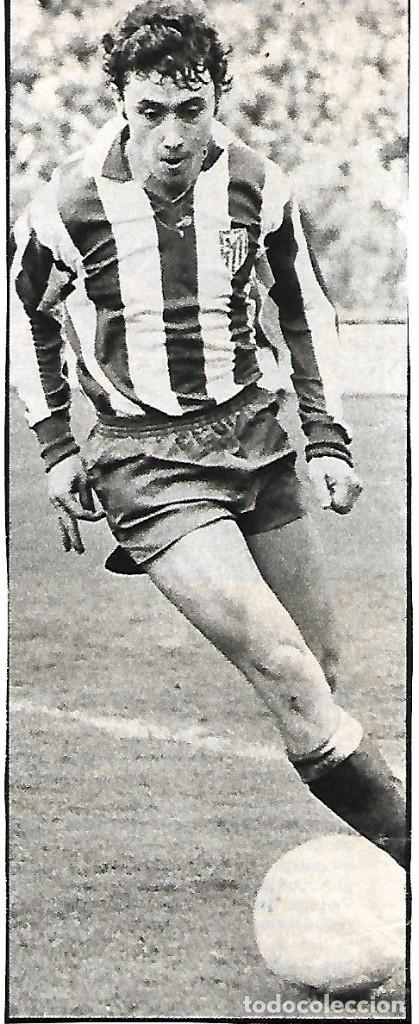 Sammelleidenschaft Sport: ATL&Eacute;TICO DE MADRID: Recorte de RUBIO. 1980