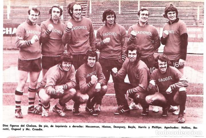Sammelleidenschaft Sport: CHELSEA ( INGLATERRA ): Recorte de diez jugadores de los primeros a&ntilde;os 70