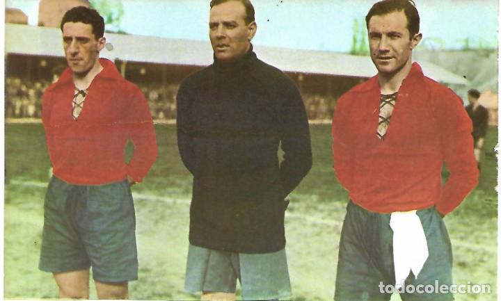 Sammelleidenschaft Sport: SELECCI&Oacute;N ESPA&Ntilde;OLA DE F&Uacute;TBOL: Recorte de CIRIACO, ZAMORA y QUINCOCES