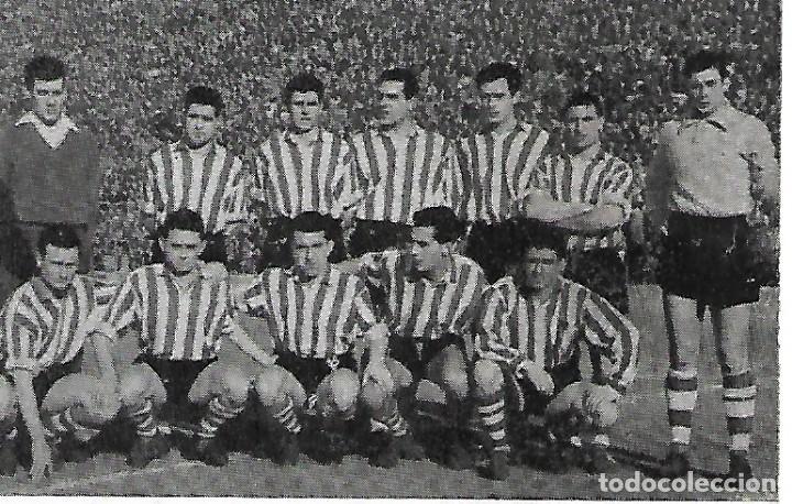 Sammelleidenschaft Sport: ATHLETIC DE BILBAO: Recorte de un equipo de finales de los a&ntilde;os 50