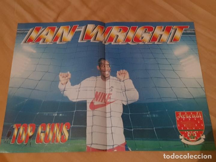 Coleccionismo deportivo: P&oacute;ster IAN WRIGHT / DAVID PLATT (ARSENAL) - Foto 1